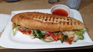 BBQ Sandwich at Veganland in Prague