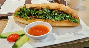 banh mi at Veganland in Prague