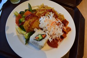 bufet výber at Veganland in Prague