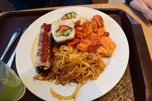 bufet výber at Veganland in Prague