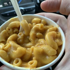 Mac & cheese at Loving Hut in Cincinnati