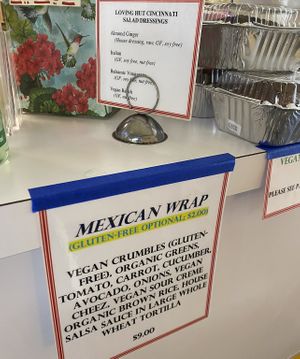   at Loving Hut in Cincinnati