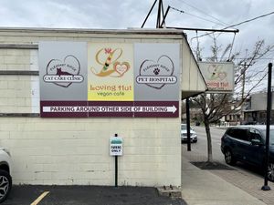 Loving Hut Cinci - Sign outside   at Loving Hut in Cincinnati