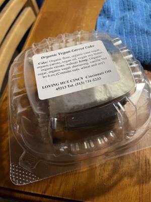 Cake!  at Loving Hut in Cincinnati