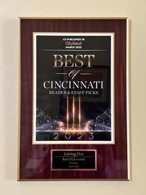   at Loving Hut in Cincinnati