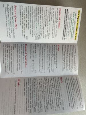 Second half     at Loving Hut in Cincinnati