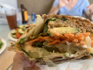 LOVE the Sunny Wrap!! at Loving Hut in Cincinnati