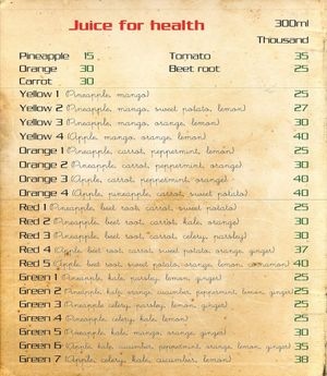 100 % Organic & Raw, Freshly Prepared, 
Cold-Pressed, No HPP Used, Unpasteurised at An Nhien in Da Nang