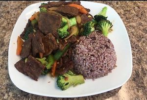 Mongolian Beef at Anna's Vegan Plate in Palm Bay