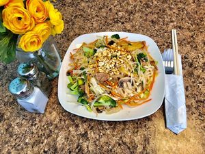 Pad Thai at Anna's Vegan Plate in Palm Bay