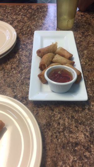 Crispy rolls  at Anna's Vegan Plate in Palm Bay