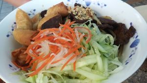 Bbq vermicelli at Anna's Vegan Plate in Palm Bay