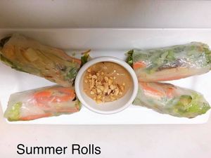 Summer Rolls at Anna's Vegan Plate in Palm Bay