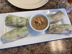 Summer rolls  at Anna's Vegan Plate in Palm Bay