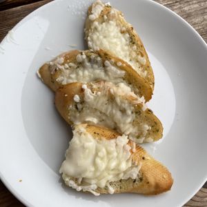 Garlic bread with vegan cheese  at Pooley Bridge Inn in Penrith