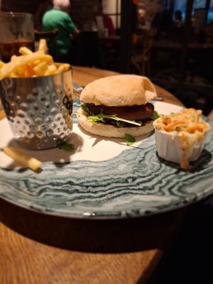 Beyond burger at Pooley Bridge Inn in Penrith