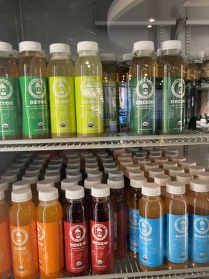 Grab and go juices at South Block in Alexandria
