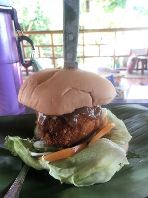 Burger  at Homemade Taste Restaurant in Siargao