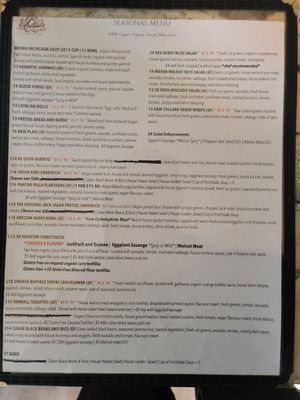 Menu 1 at Callie's Kitchen in Tomball