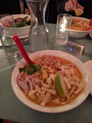 Khao soi with tofu at Top Burmese in Portland