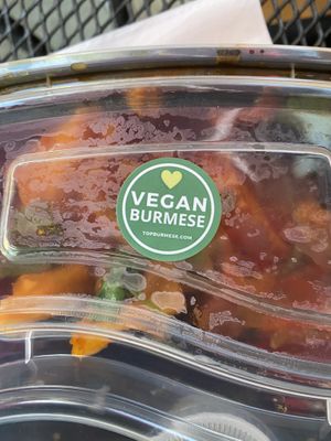 Tofu curry  at Top Burmese in Portland