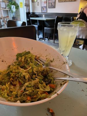 Tea Leaf salad, we ate every bite!  at Top Burmese in Portland