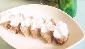 Sweet Paratha Dessert (Vegan) at Top Burmese in Portland