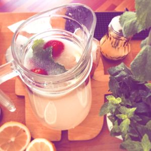 Homemade lemonade at Miejsce in Sopot