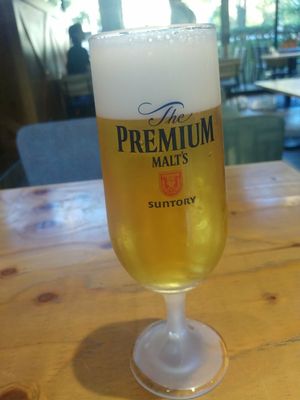 Bier at Shiromachi Grill in Nagoya