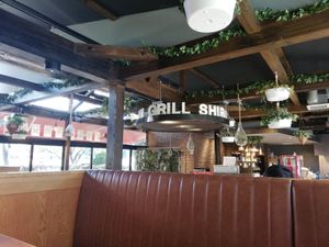 Inside the restaurant at Shiromachi Grill in Nagoya