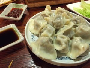 dumplings - so yummy! at Yunlaiju - Windlucky - Futain District in Shenzhen