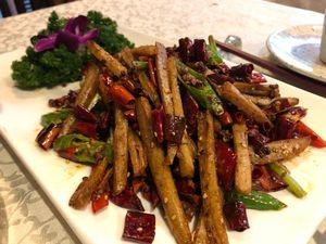 Sichuan spicy lotus root at Yunlaiju - Windlucky - Futain District in Shenzhen