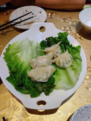 Boiled dumplings at Yunlaiju - Windlucky - Luohu District in Shenzhen