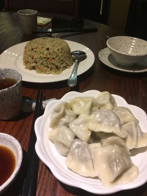 Dumplings & Toon rice at Yunlaiju - Windlucky - Luohu District in Shenzhen