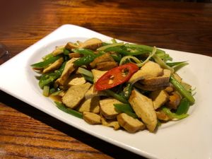 Spicy bean curd at Yunlaiju - Windlucky - Luohu District in Shenzhen