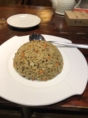 香椿炒饭(Olive fried rice) at Yunlaiju - Windlucky - Luohu District in Shenzhen