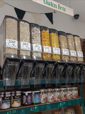 Gluten Free Dispensers at Ecotopia in Leeds