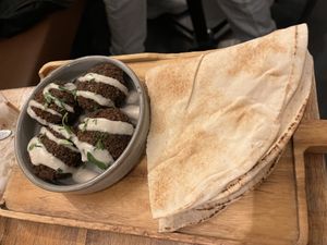 Falafels 🧆💚  at Pois Chiche in Brussels