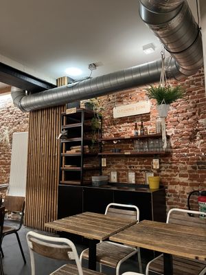 Inside  at Pois Chiche in Brussels