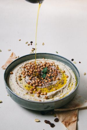 Hummus at Pois Chiche in Brussels