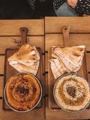 Dips at Pois Chiche in Brussels