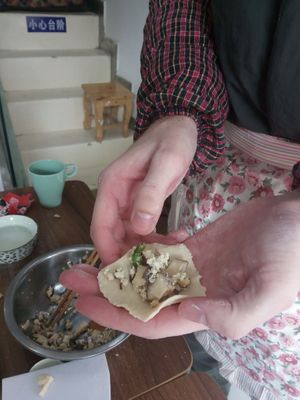 Cooking class  at Sally's Dumplings - JM Kitchen in Xian