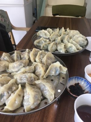 So delicious! Each bowl is huge, but we easily ate one each, could have eaten even more😄 at Sally's Dumplings - JM Kitchen in Xian