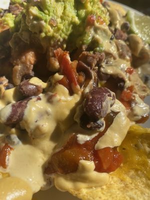 Close up of the nachos (so divine!!)  at Vegalicious in Ettalong Beach