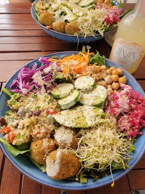 Buddha bowl at Vegalicious in Ettalong Beach