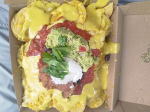 Nachos at Vegalicious in Ettalong Beach