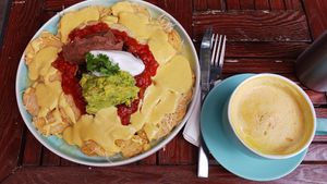 Nachos :-) at Vegalicious in Ettalong Beach