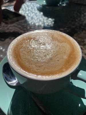 Macadamia milk chai latte  at Vegalicious in Ettalong Beach