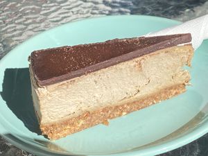 Tiramisú cheesecake  at Vegalicious in Ettalong Beach
