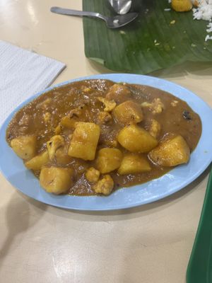 Aloo gobi (had more flavor)  at Sri Brinchang in Tanah Rata